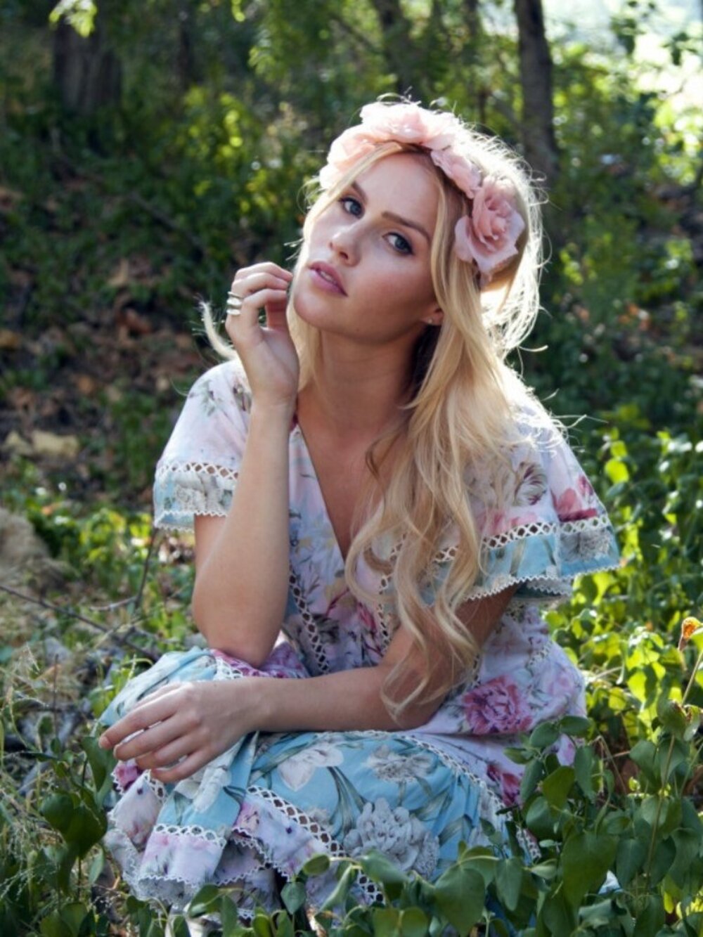 RARE! As Seen on Claire Holt Zimmermann Georgia Floral Meadow Sweet Dress